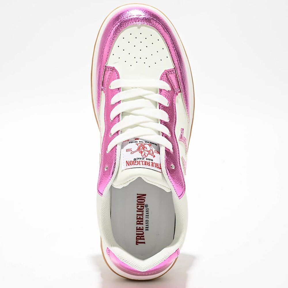 NEW True Religion Karlie Pink & White Shoes pink/white unisex 2J6 269